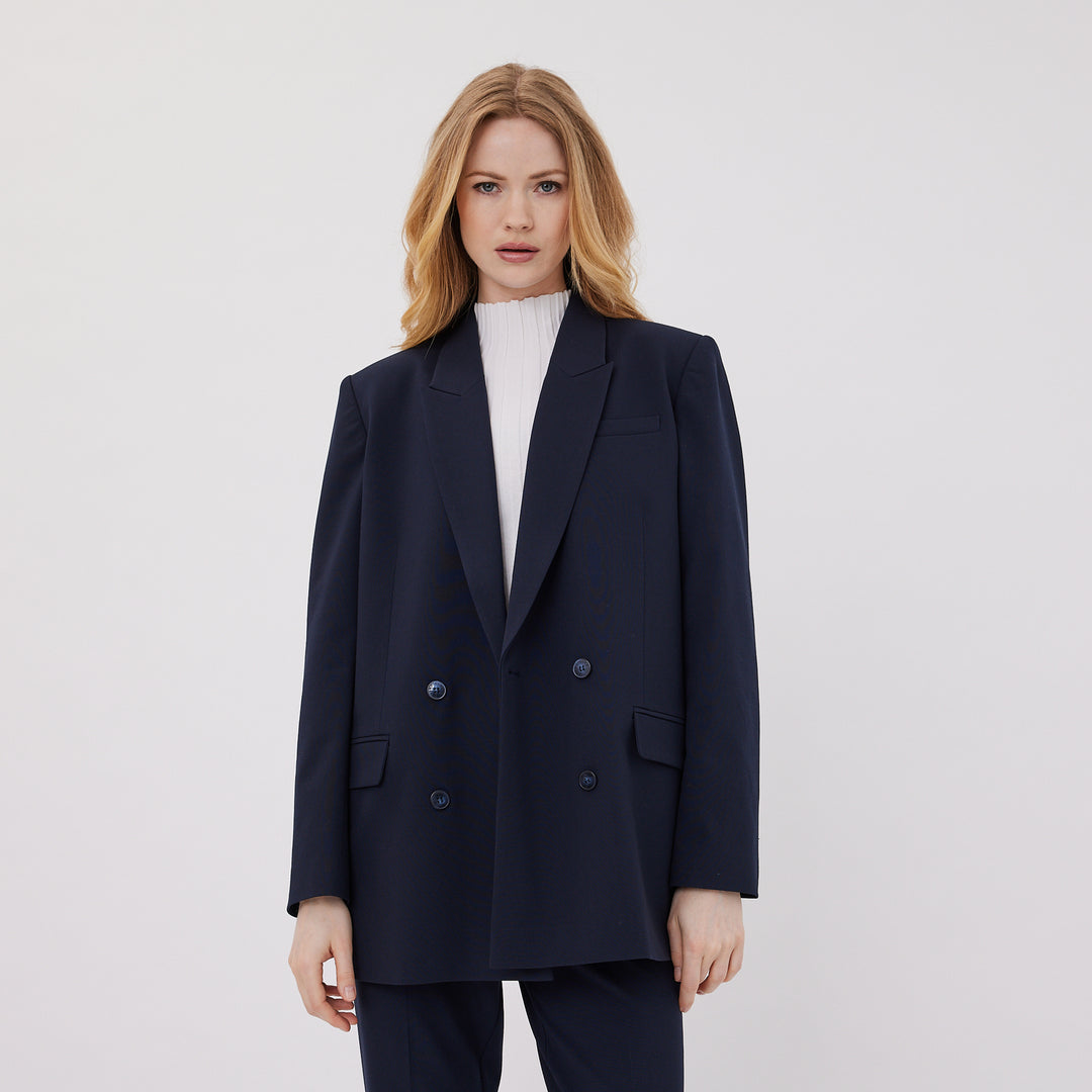 FridaFV blazer i navy