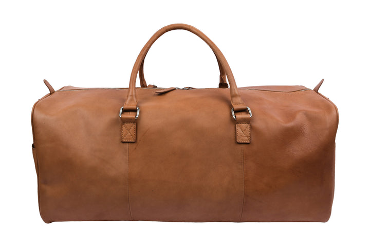 Rejsetaske HB-2295 med bagagemærke - Cognac