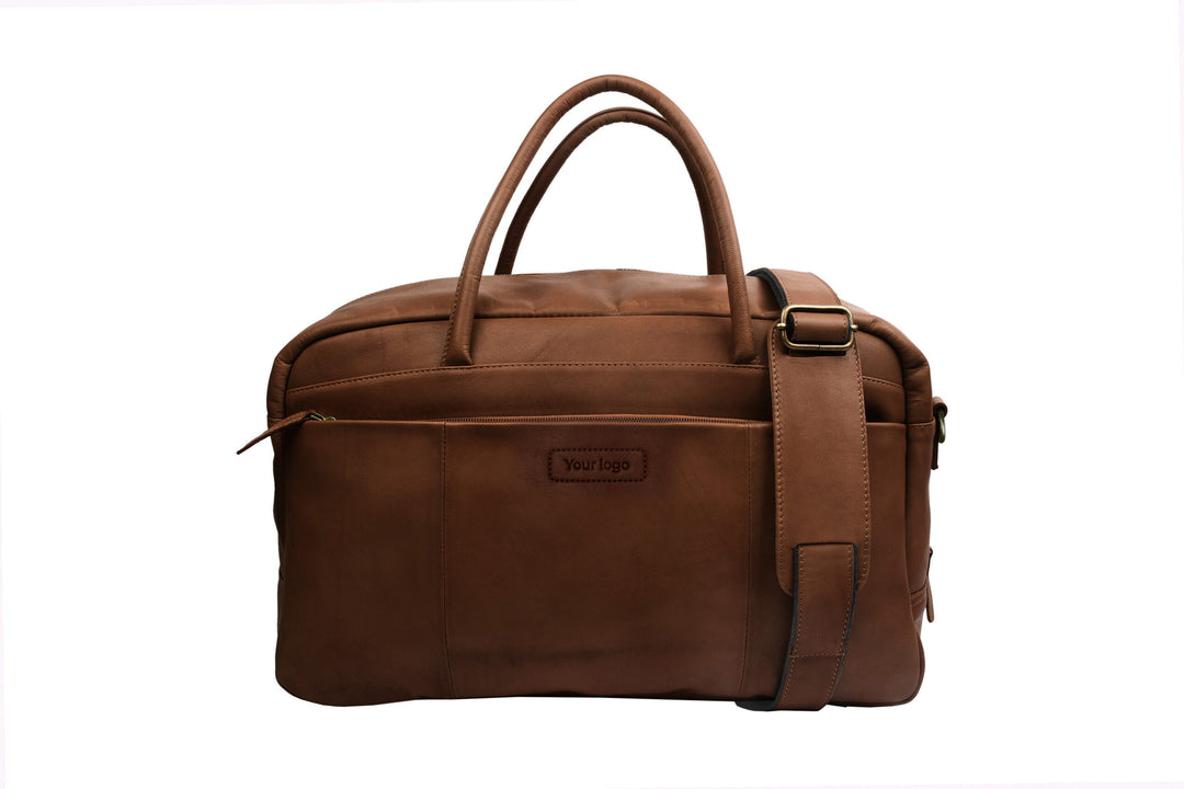 Weekendtaske HB-2321 - Dark brown