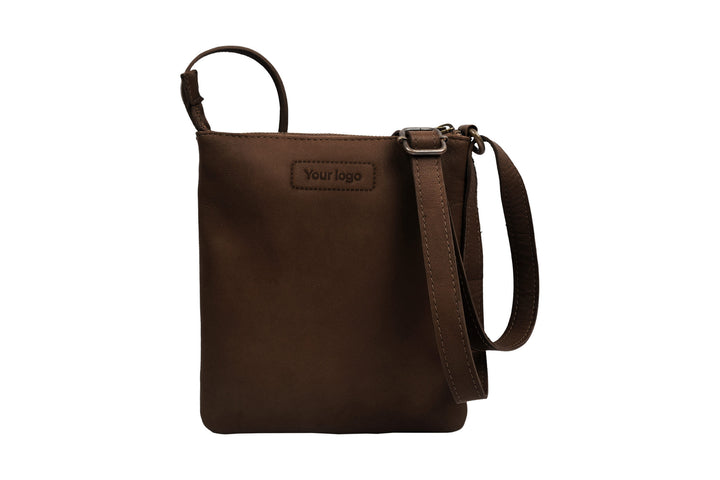 Crossbody HB-2324 - Dark brown