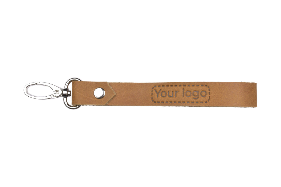 Nøglering K-1901 dog hook - Cognac