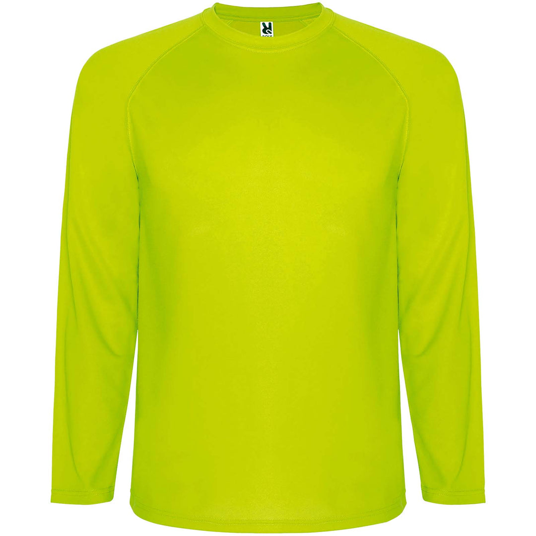 Montecarlo 150 g/m² langærmet sports t-shirt til børn