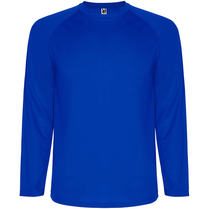 Montecarlo 150 g/m² langærmet sports t-shirt til børn
