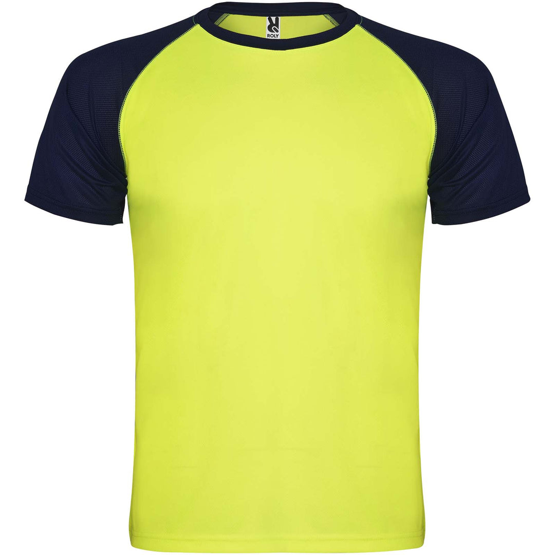 Indianapolis 140 g/m² kortærmet sports t-shirt til børn