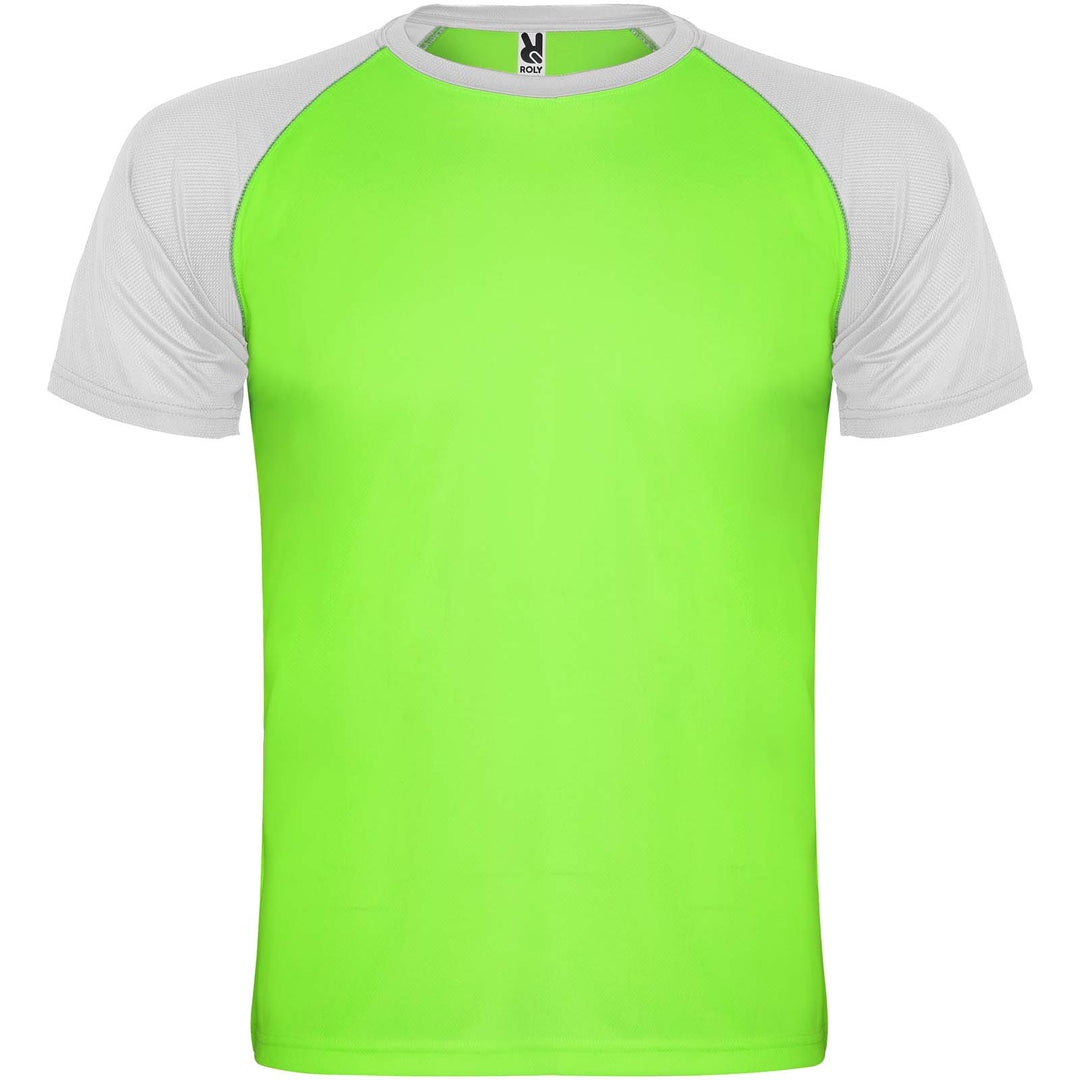 Indianapolis 140 g/m² kortærmet sports t-shirt til børn