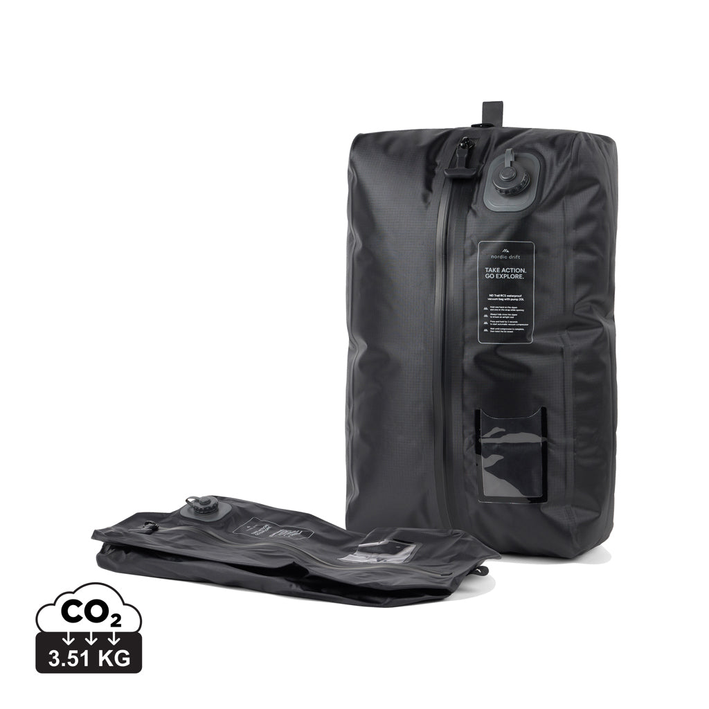 Nordic Drift Trail RCS IPX 8 vakuum taske med pumpe, 20L