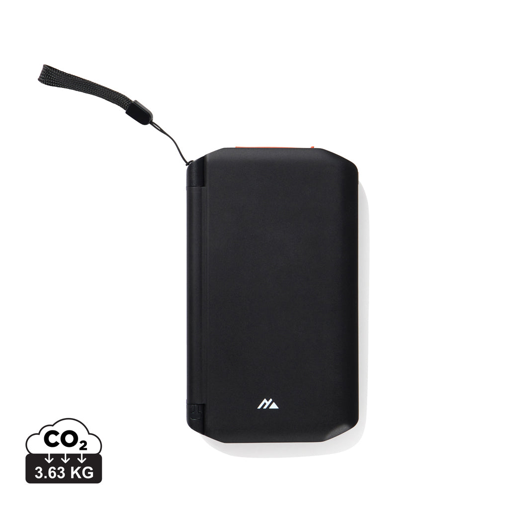 Nordic Drift Titan 10.000 mAh solcelle powerbank med 3 panel