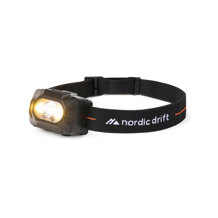 Nordic Drift Everest højtydende pandelampe - dobbelt batteri