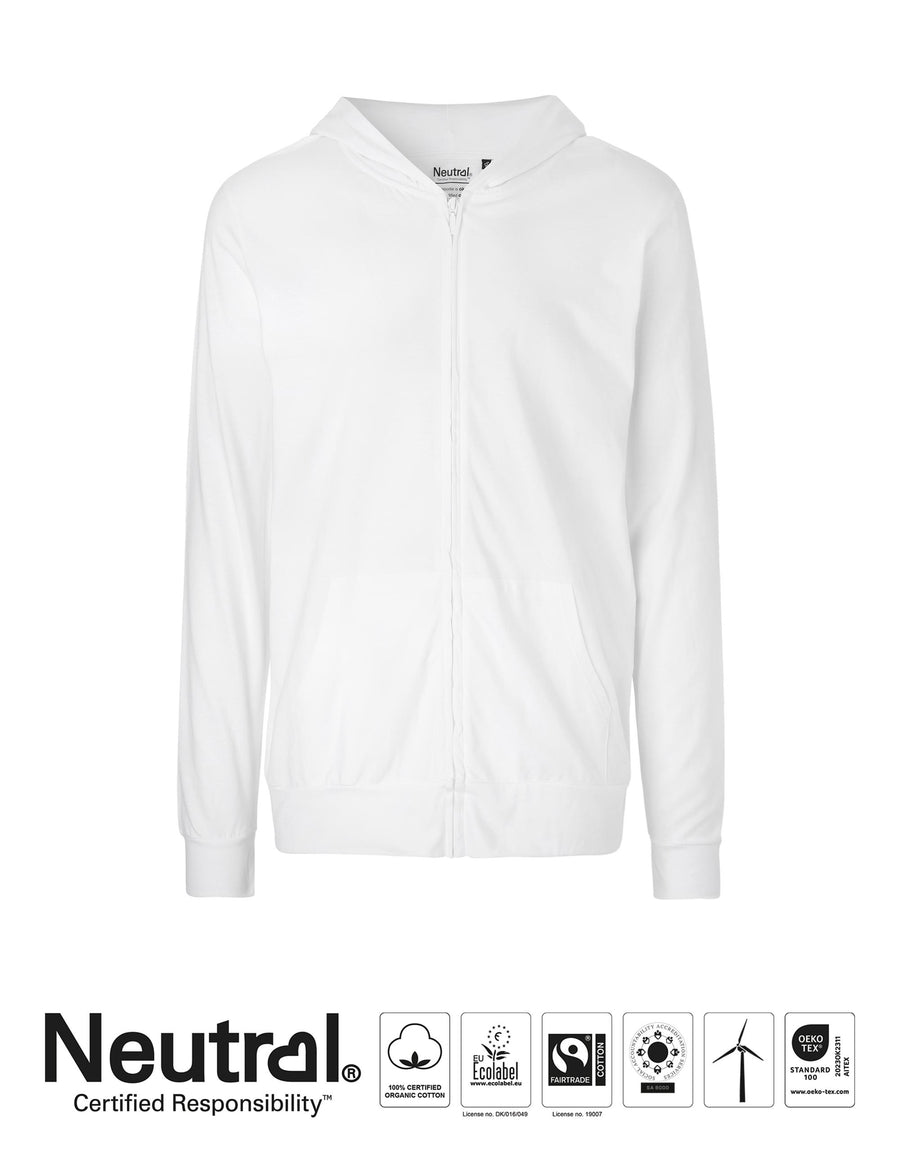 Unisex Jersey Hoodie w. Zip