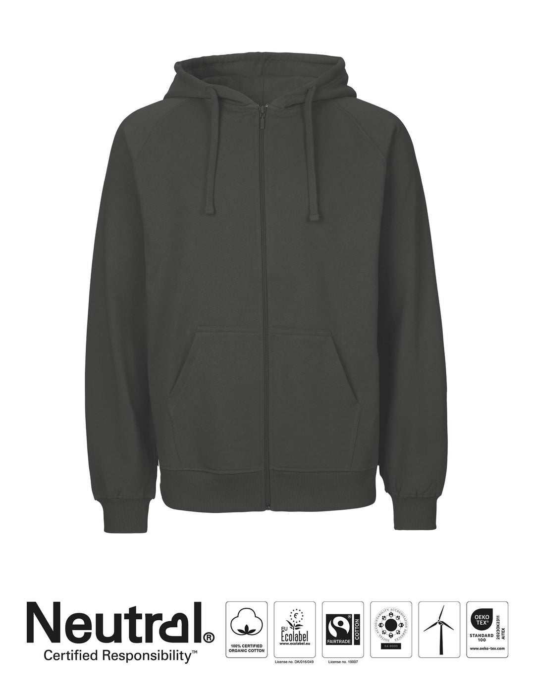 Mens Hoodie w. Zip