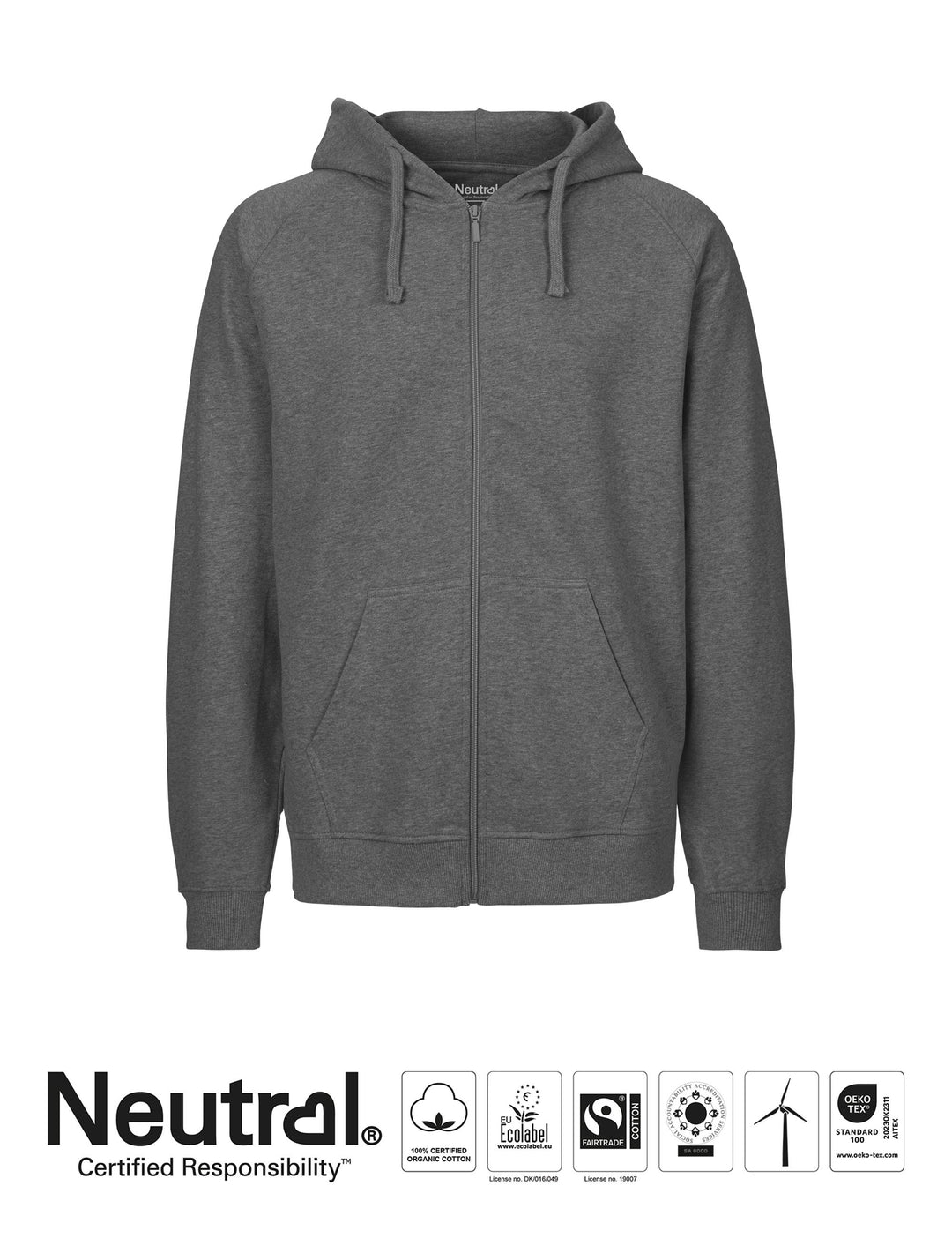 Mens Hoodie w. Zip