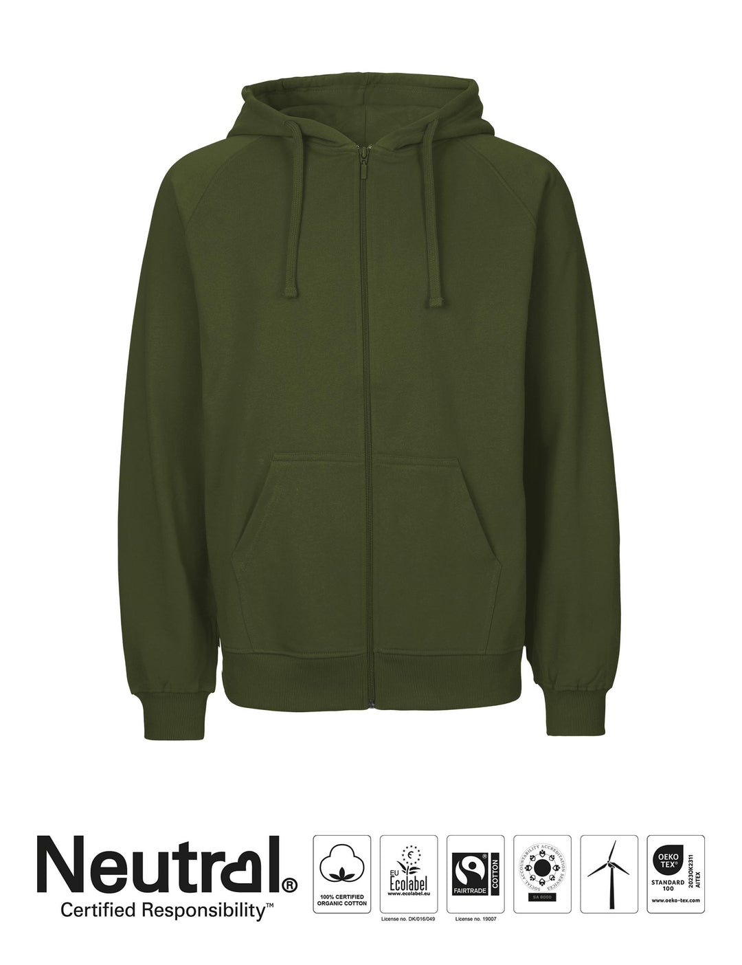 Mens Hoodie w. Zip