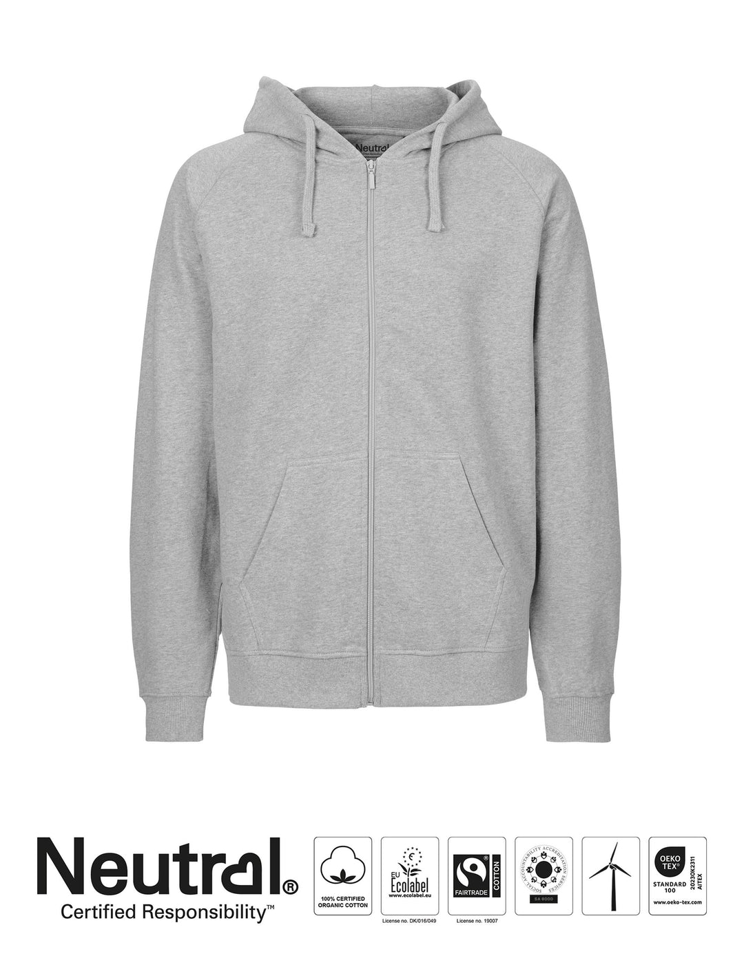 Mens Hoodie w. Zip