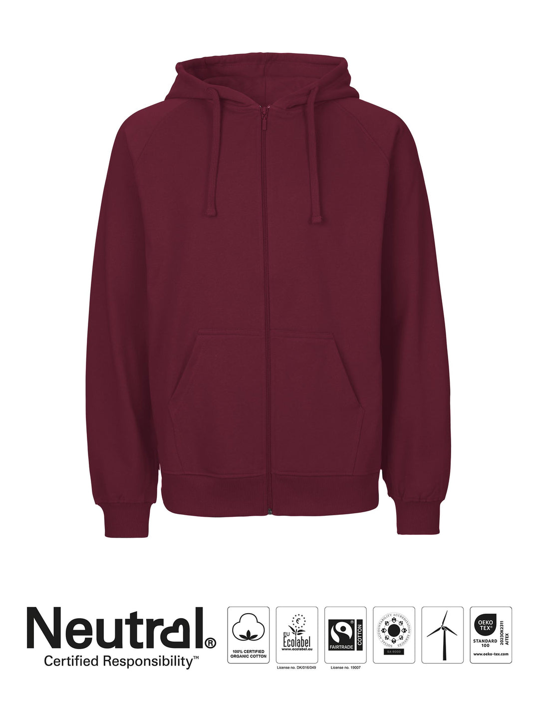 Mens Hoodie w. Zip
