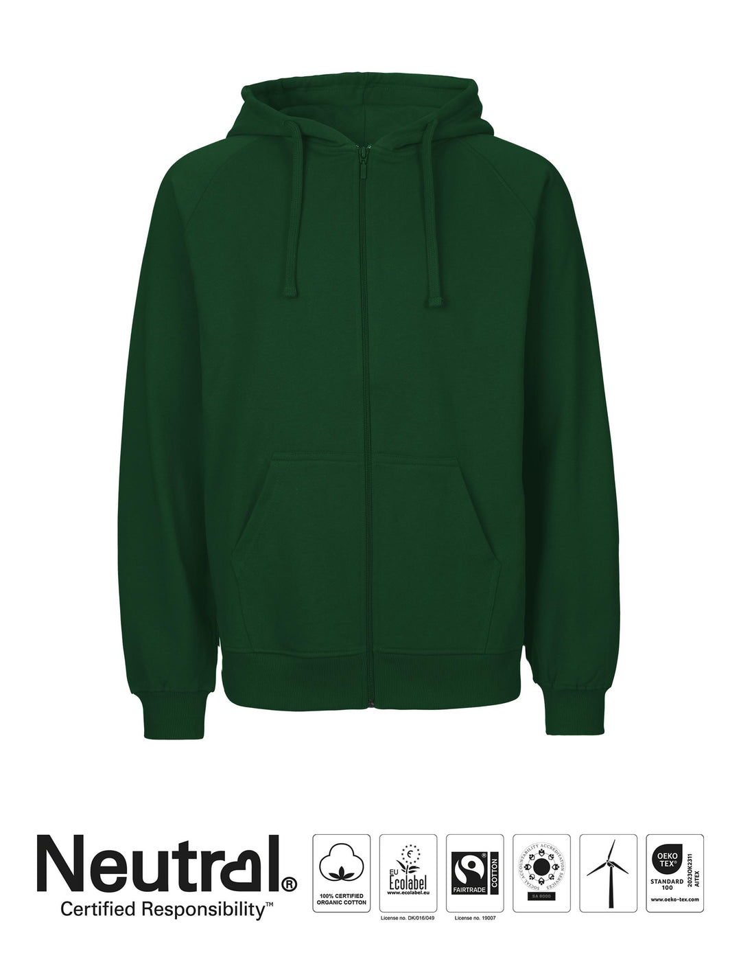 Mens Hoodie w. Zip
