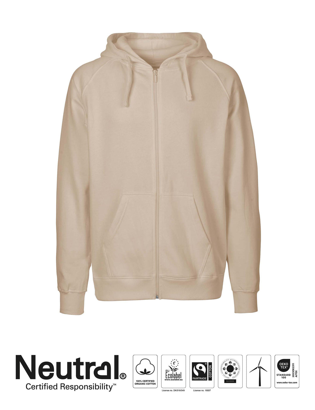 Mens Hoodie w. Zip
