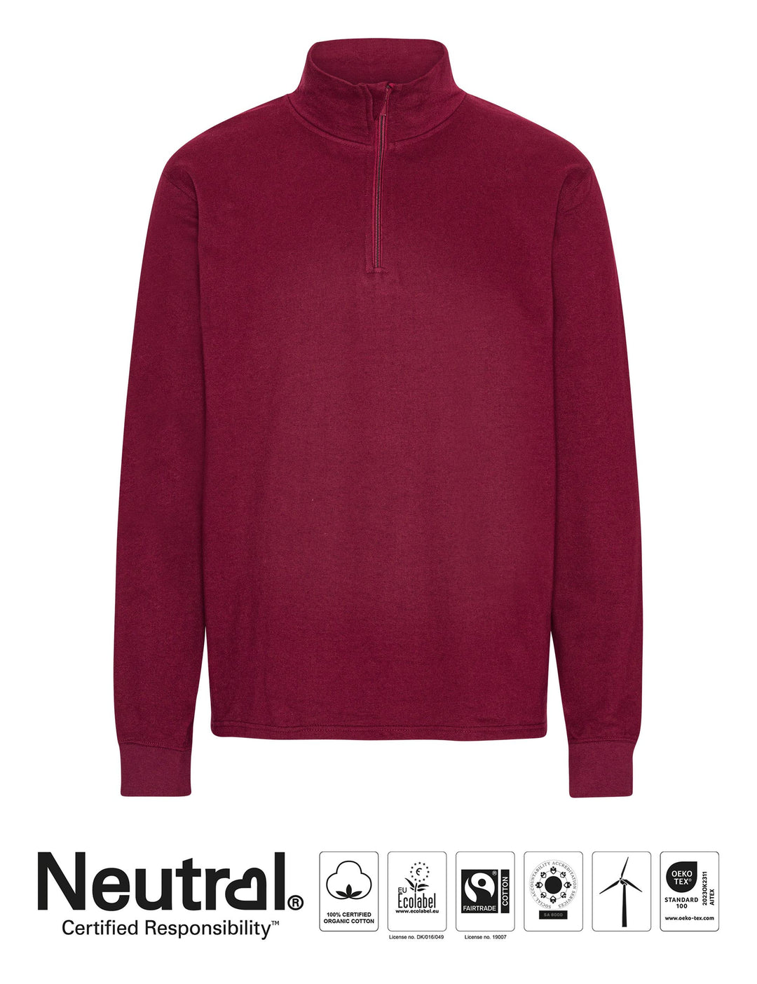 Unisex Quarter Zip Sweatshirt