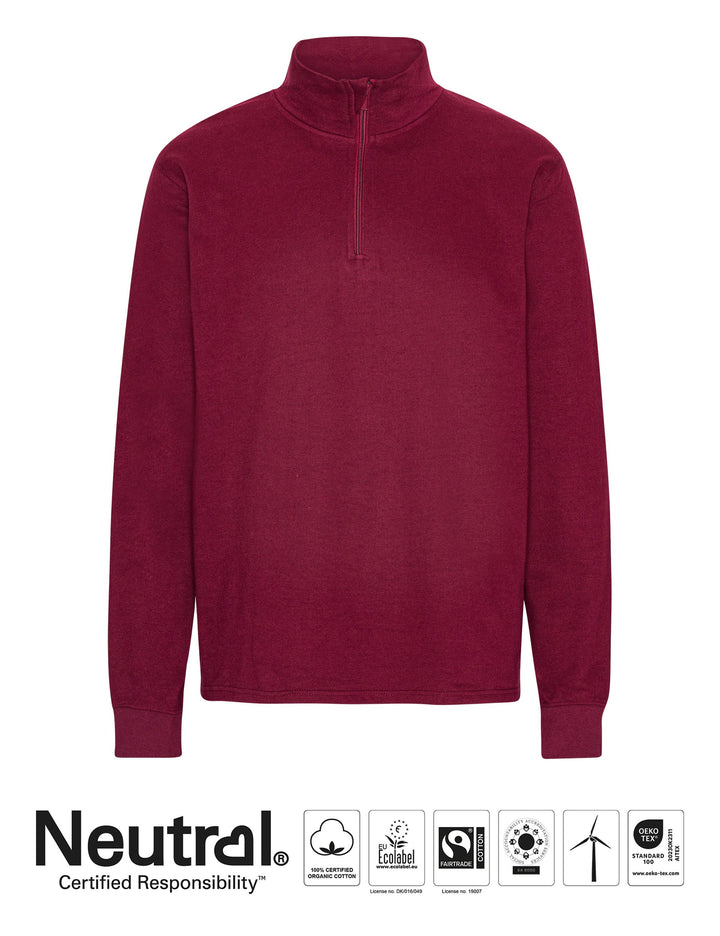 Unisex Quarter Zip Sweatshirt