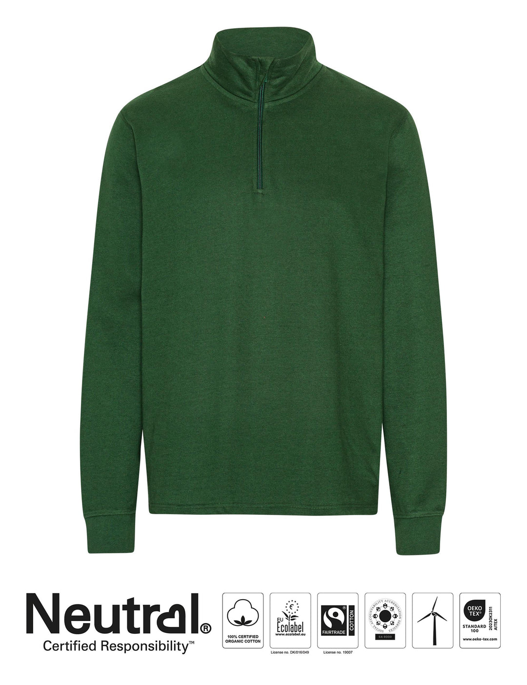 Unisex Quarter Zip Sweatshirt