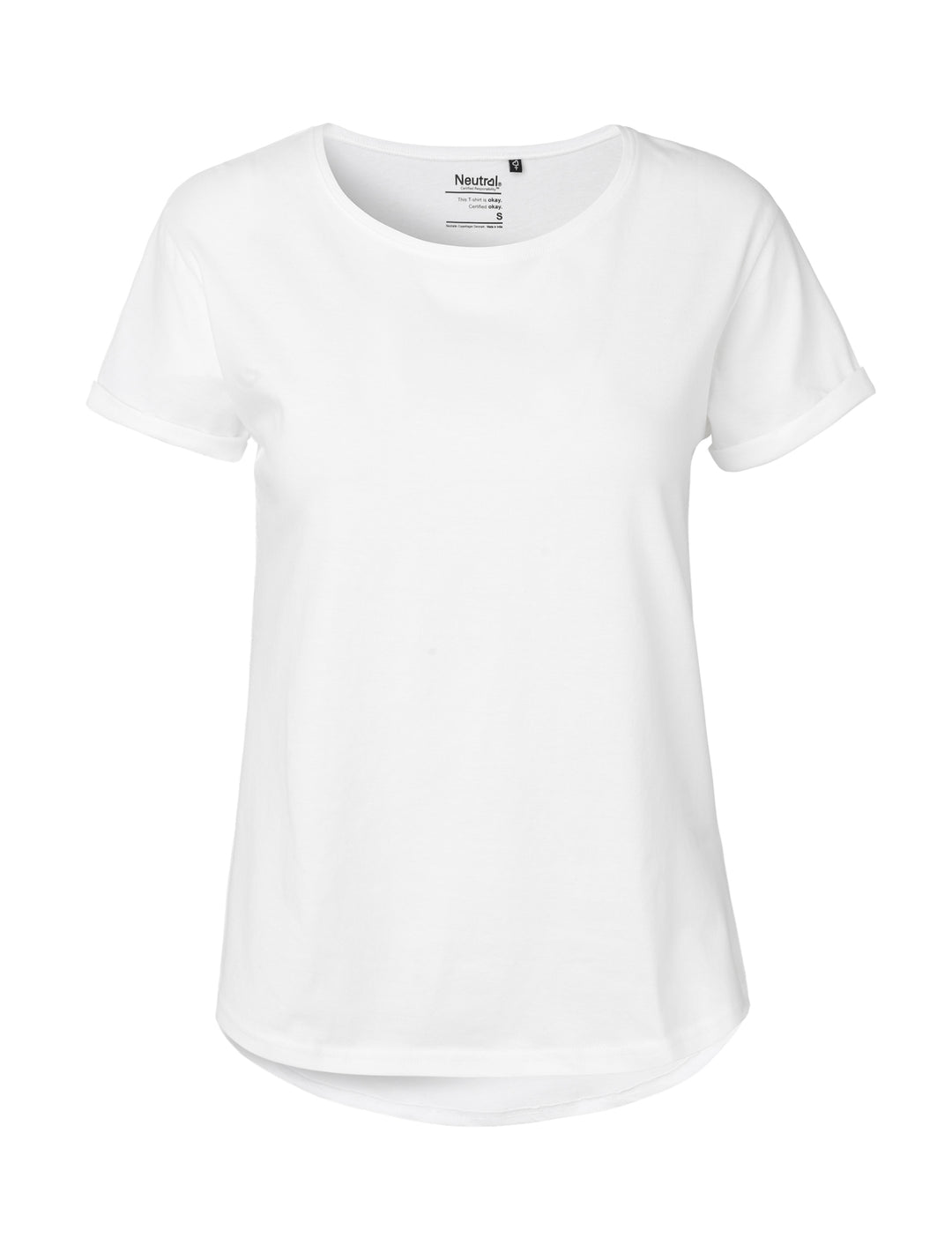 Ladies Roll Up Sleeve T-shirt