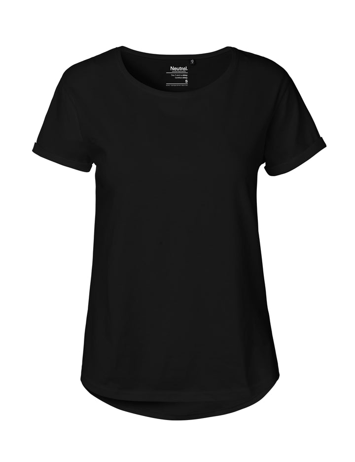 Ladies Roll Up Sleeve T-shirt