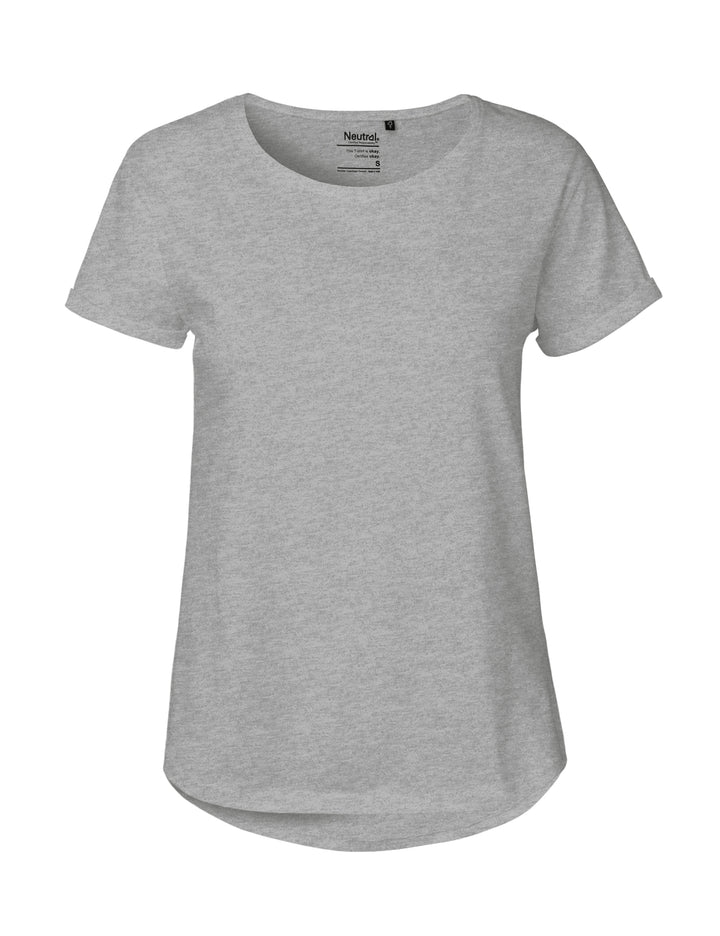 Ladies Roll Up Sleeve T-shirt