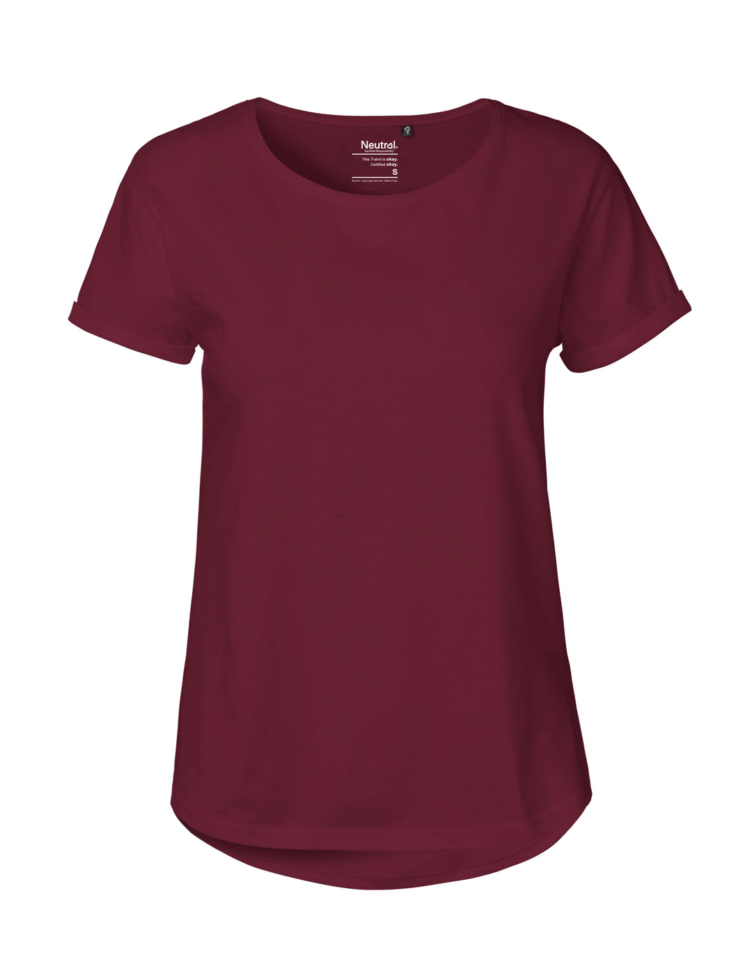 Ladies Roll Up Sleeve T-shirt