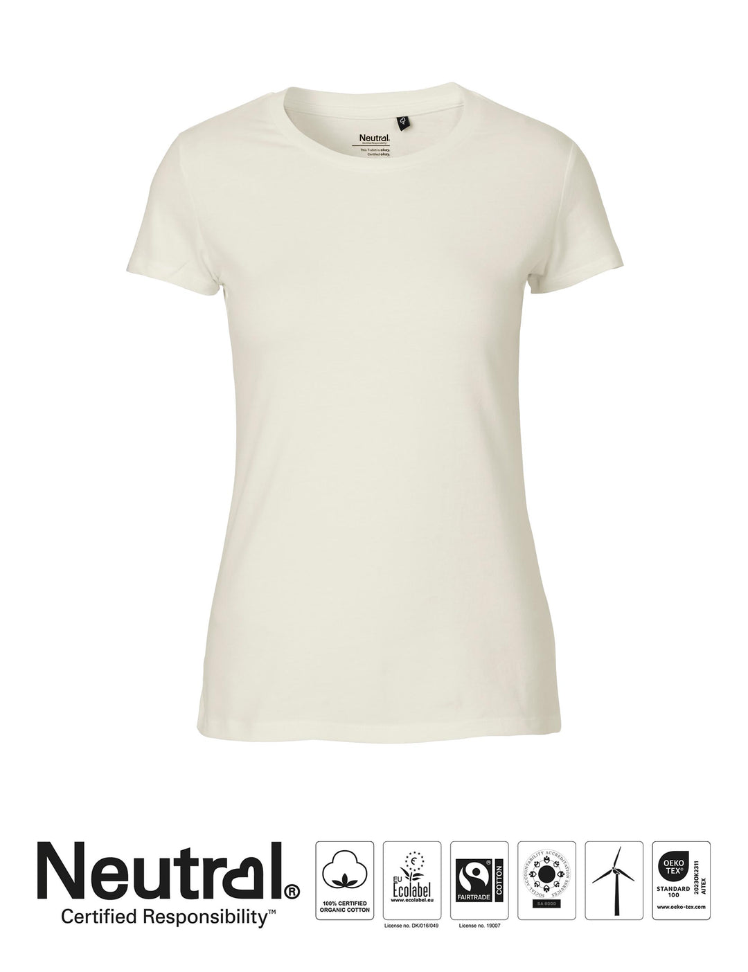 Ladies Roll Up Sleeve T-shirt