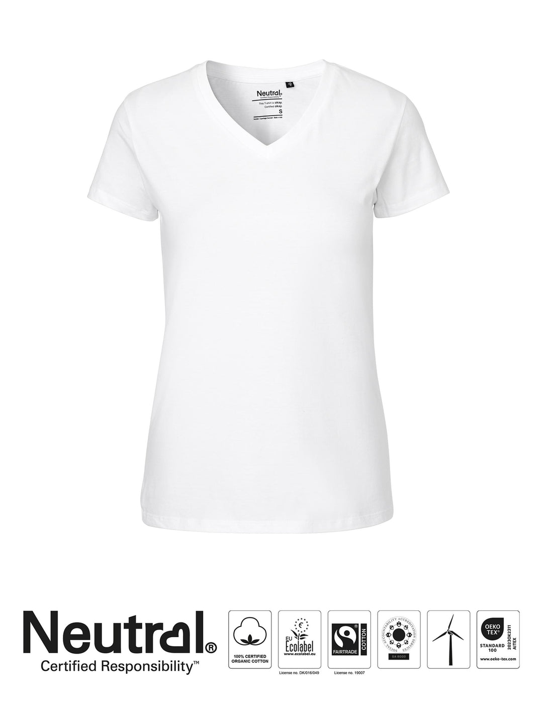 Ladies V-neck T-shirt