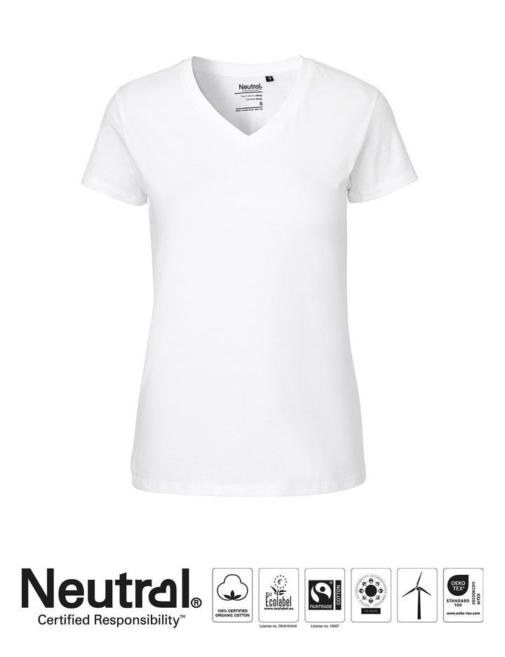 Ladies V-neck T-shirt