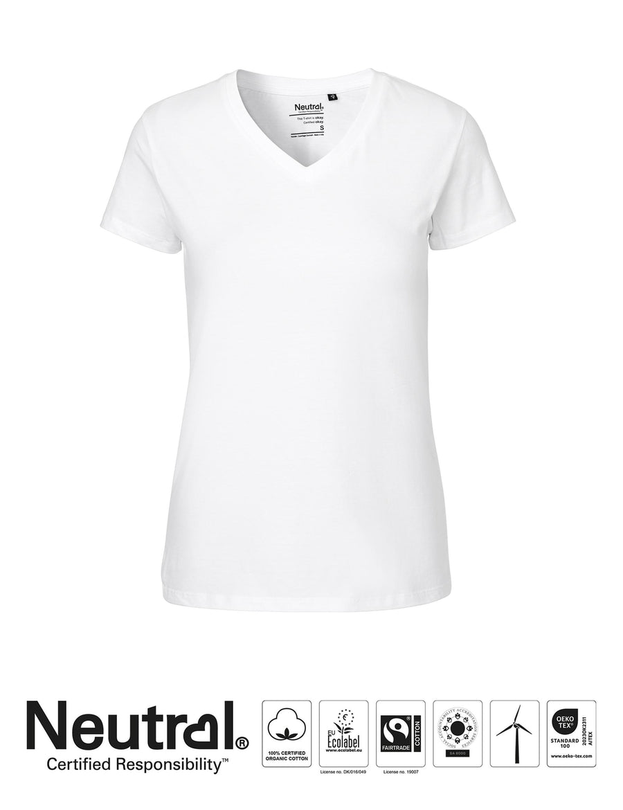 Ladies V-neck T-shirt