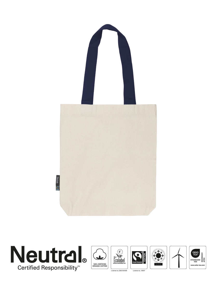 Twill Bag with Contrast Handles