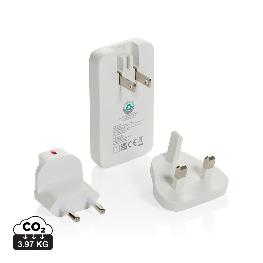 Fluxo RCS 65W flad GaN oplader med universelle stik