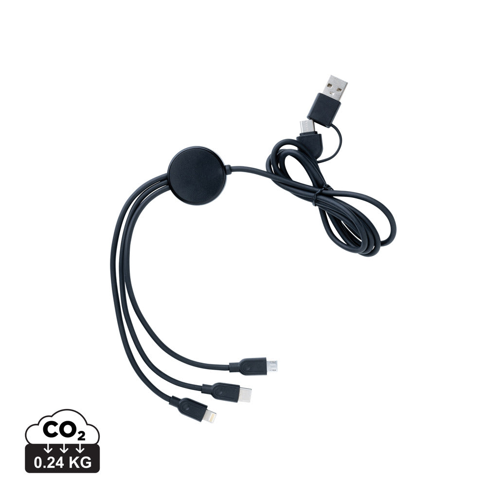 RCS-kabel i genanvendt TPE og genanvendt plast, 60W, 4-i-1