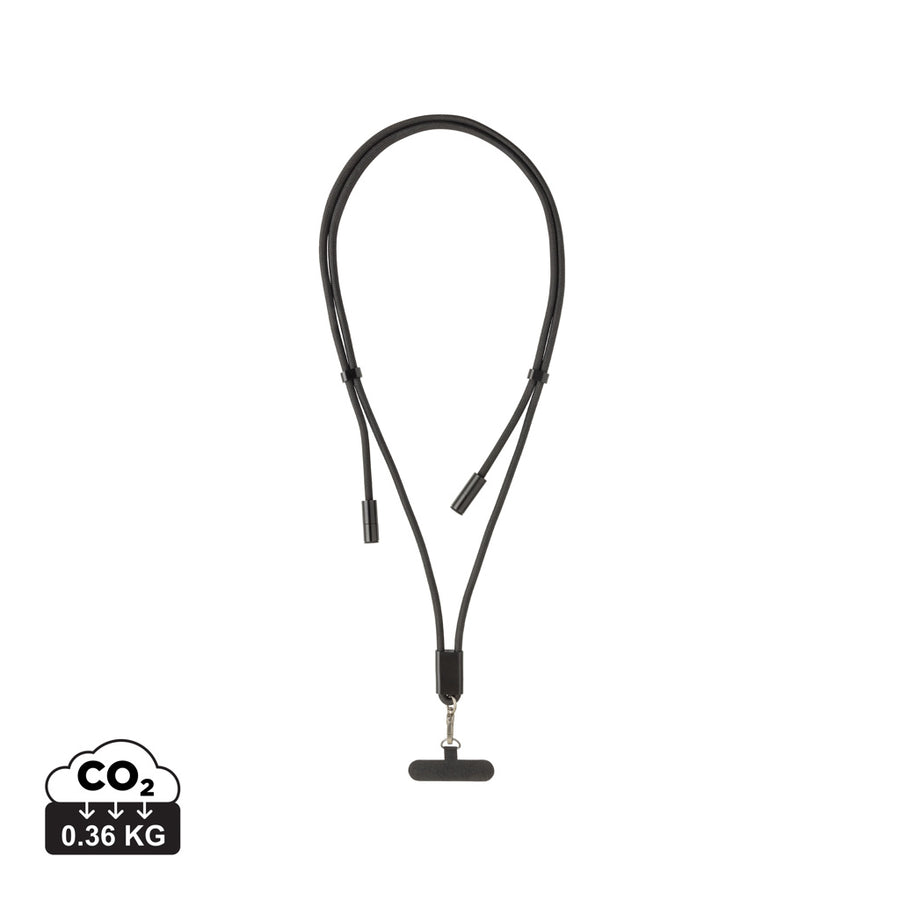 LoopAmp RCS RPET 60W/160CM lang, justerbar telefonledning