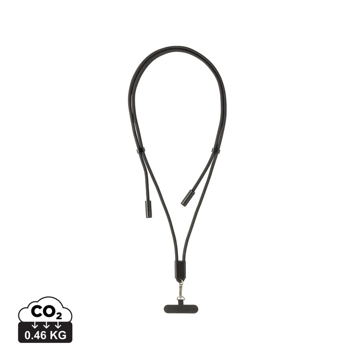 LoopAmp RCS RPET 60W/160CM lang, justerbar telefonledning