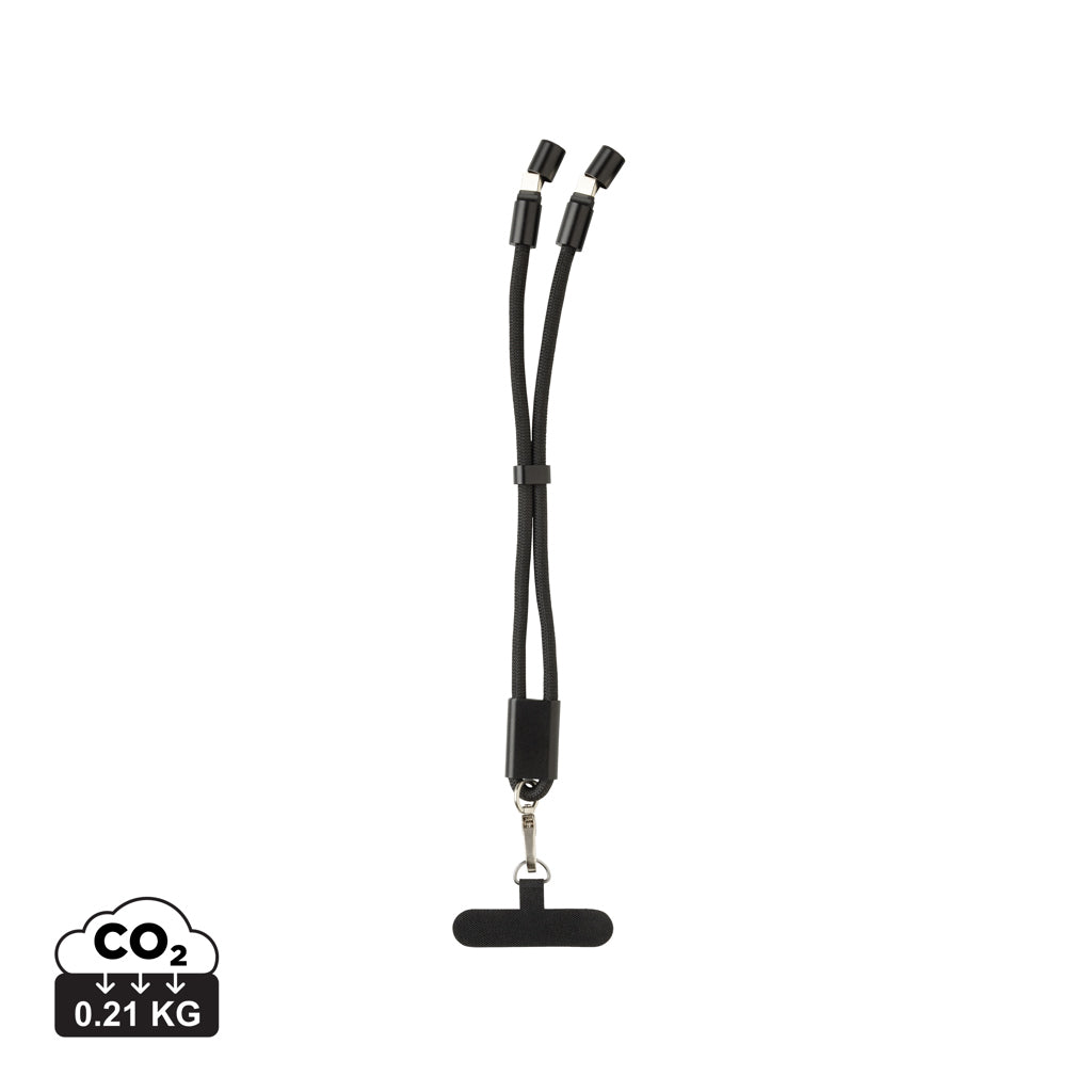 LoopAmp RCS RPET justerbar håndledsrem til telefon 60W kabel