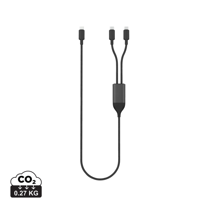 Terra 100W RCS kabel med to USB-C udgange