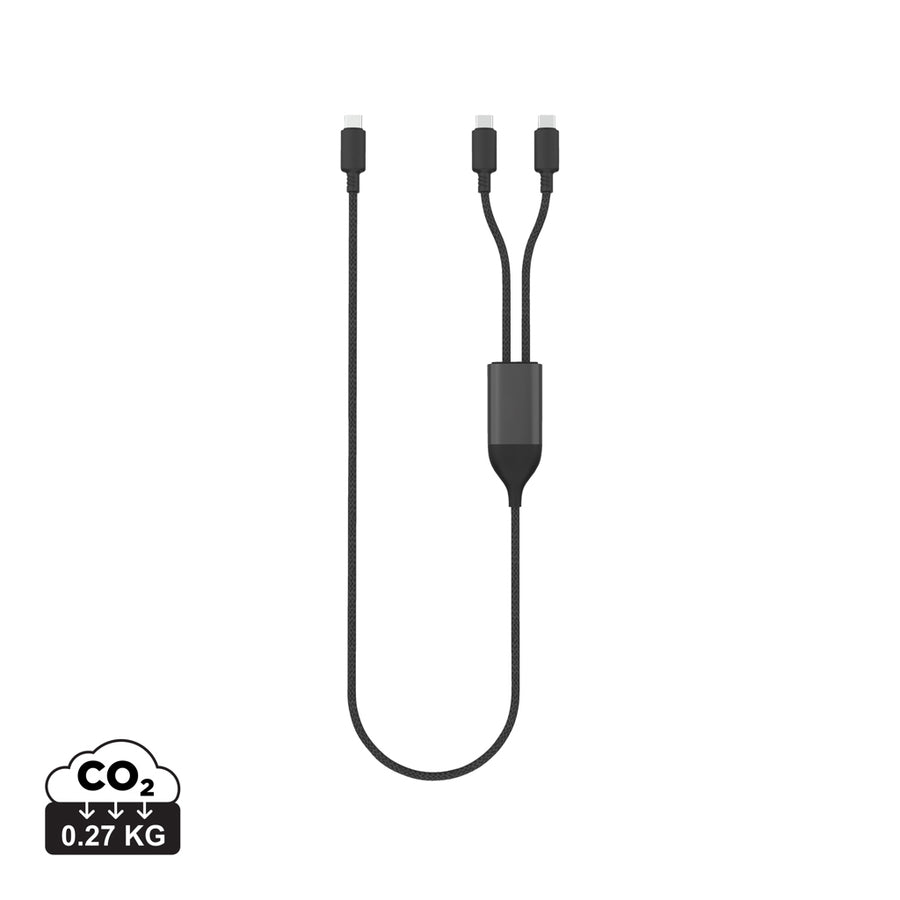 Terra 100W RCS kabel med to USB-C udgange