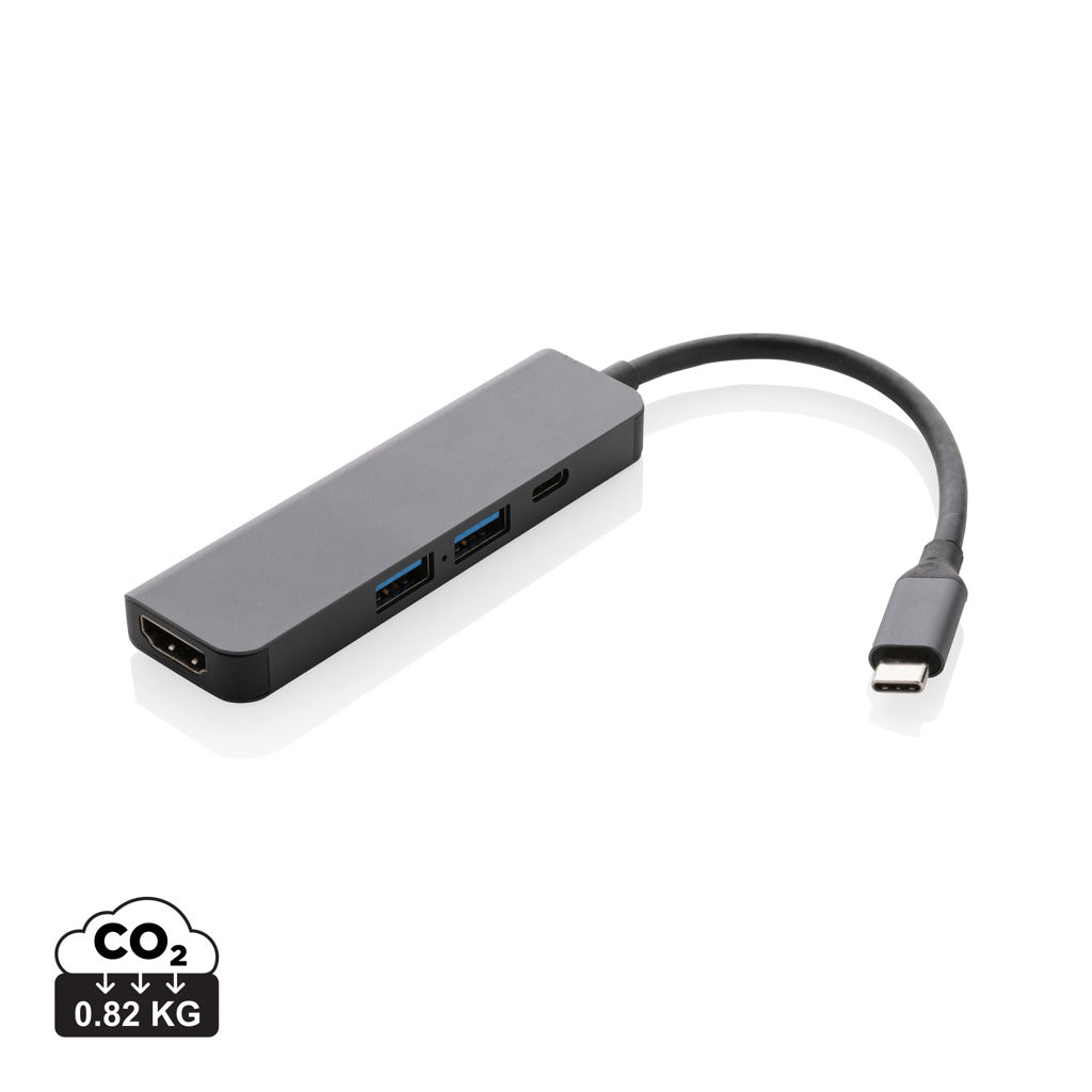 Terra RCS hub i genanvendt aluminium med HDMI indgang
