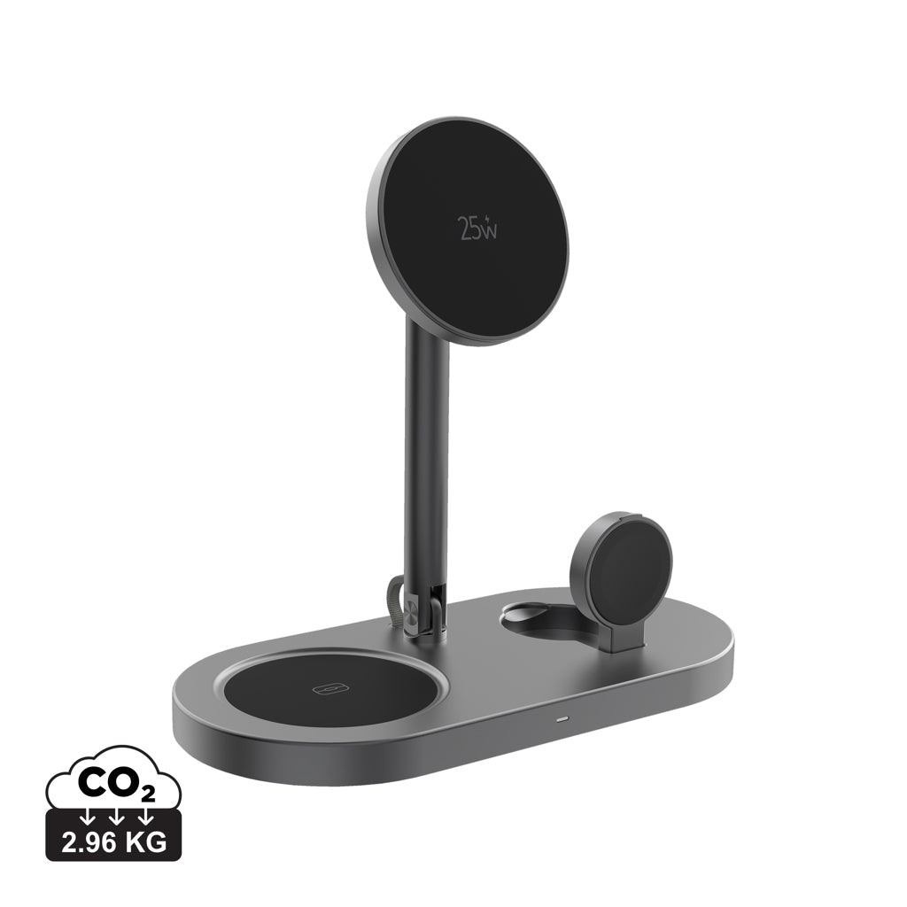 Quantum RCS ultrahurtig 25W magnetisk trådløs bordoplader