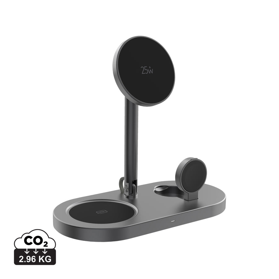 Quantum RCS ultrahurtig 25W magnetisk trådløs bordoplader