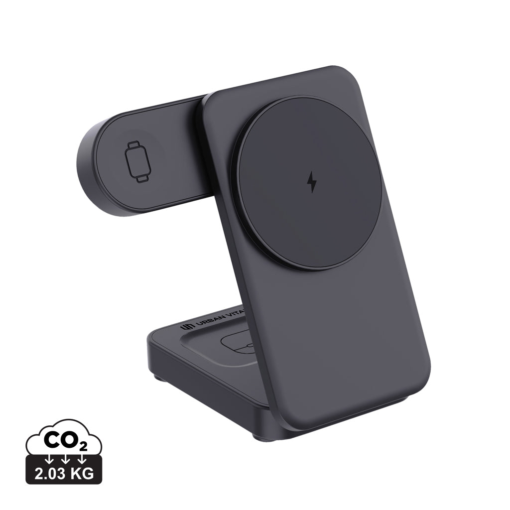 Urban Vitamin Arcadia RCS rplastic 15W 3i1 magnetisk oplader