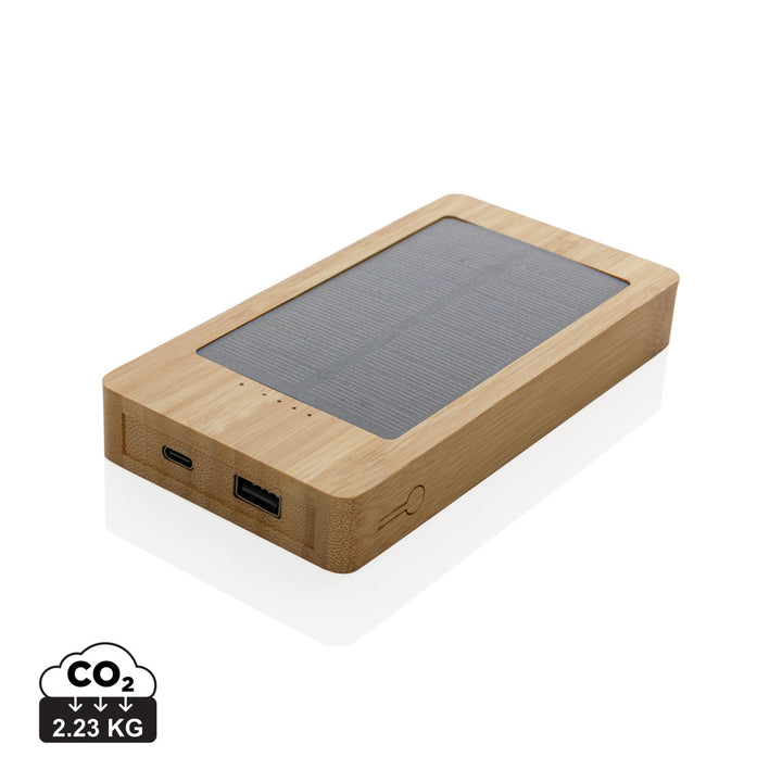 Sunwick 10.000 mAh bambus solar powerbank