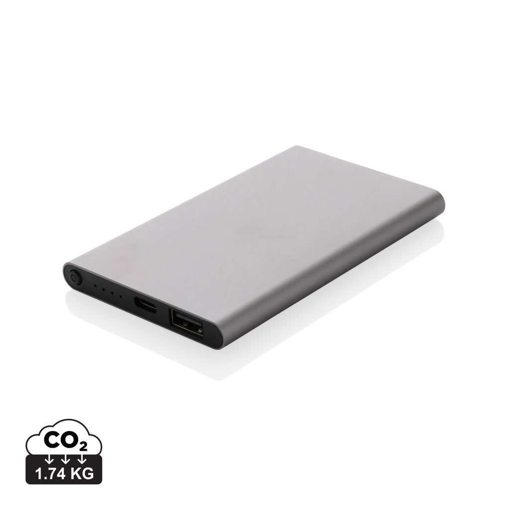 RCS genanvendt plast/aluminium 4000 mAh powerbank med type C
