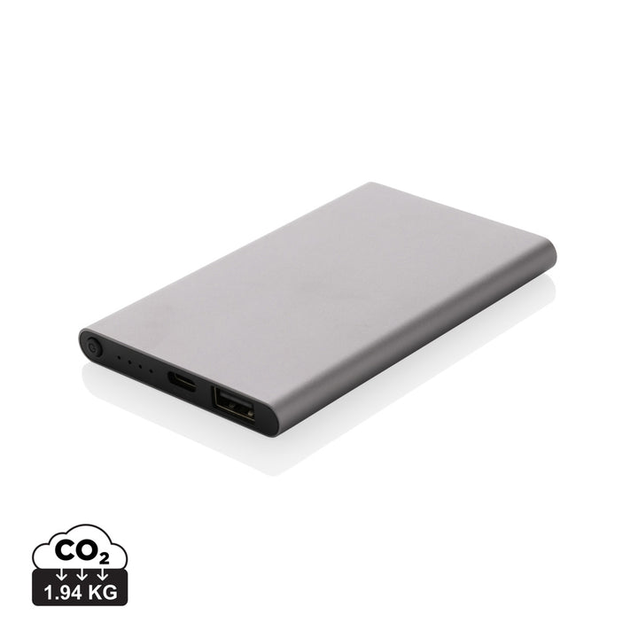 RCS genanvendt plast/aluminium 4000 mAh powerbank med type C