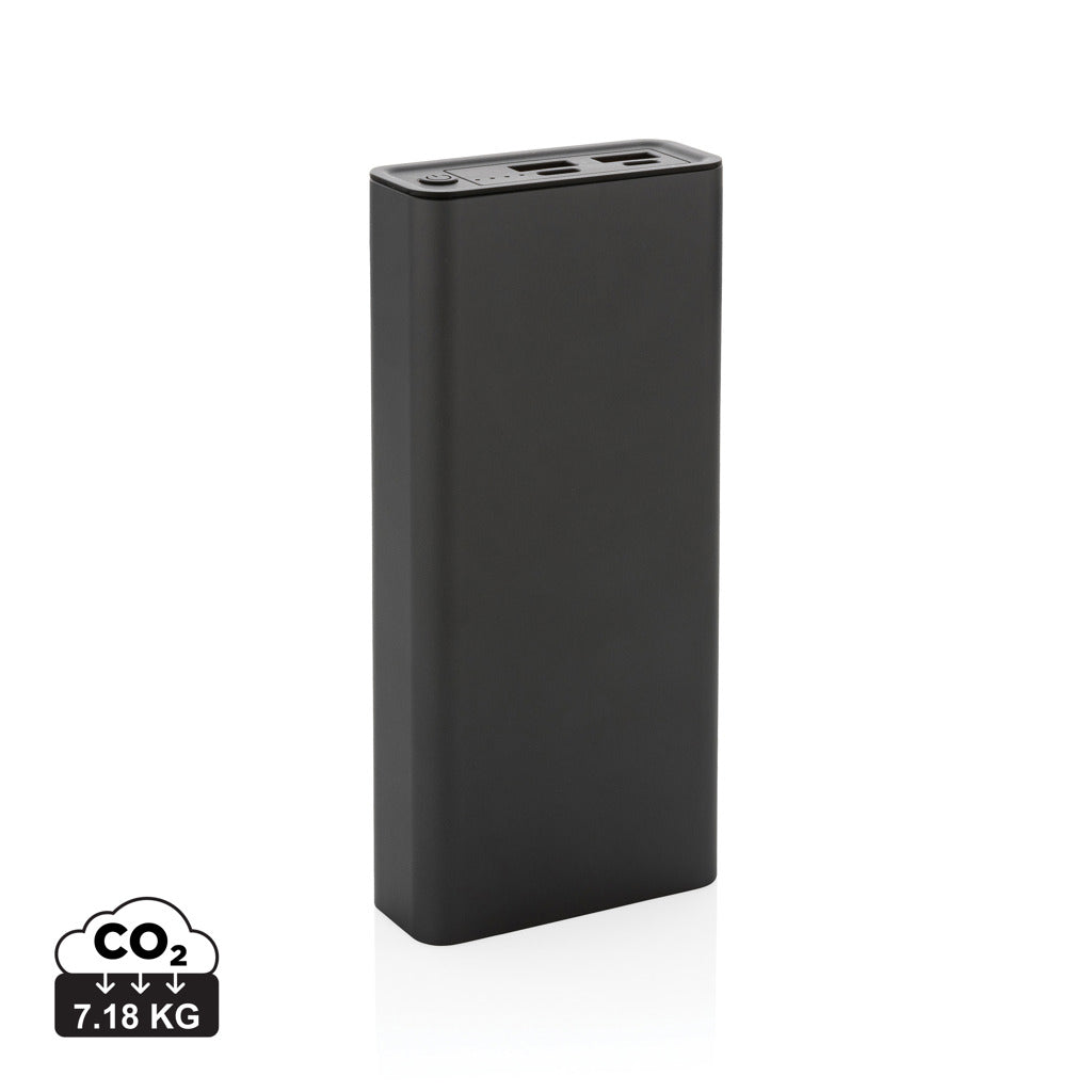 Terra 20W/20.000 mAh powerbank, RCS genanvendt aluminium