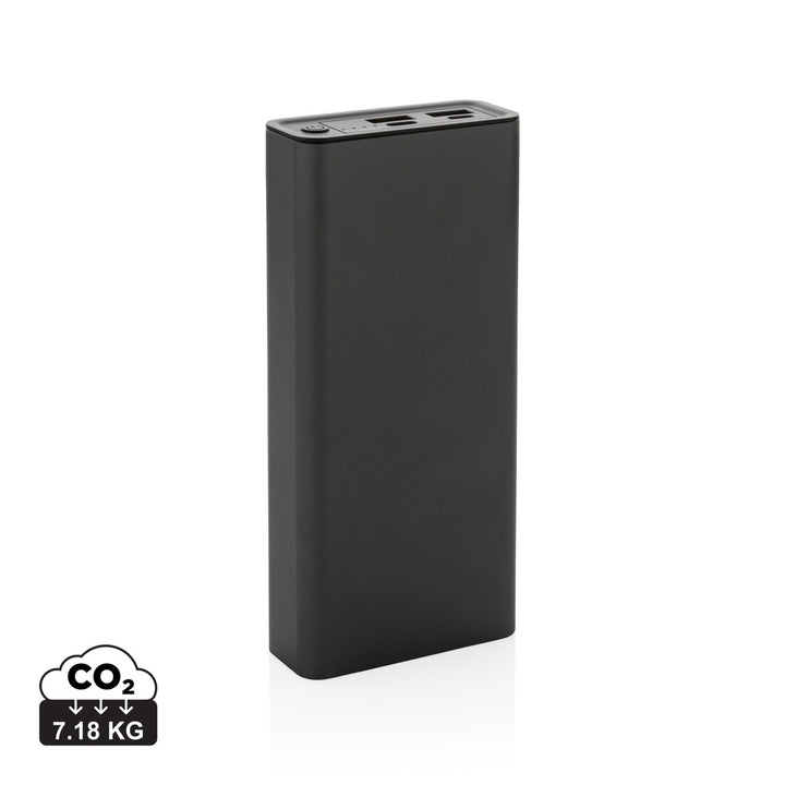 Terra 20W/20.000 mAh powerbank, RCS genanvendt aluminium