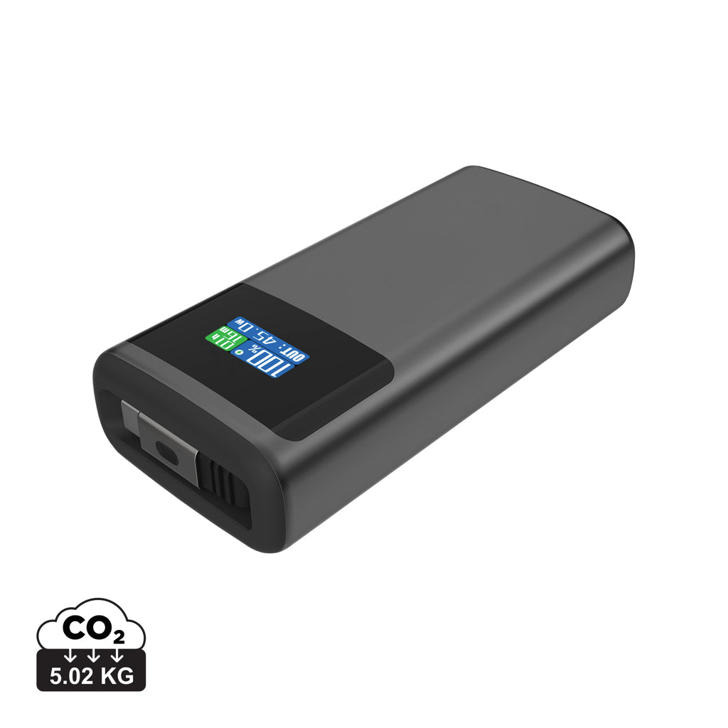 Quantum RCS ultrahurtig PD45W 10.000 mAh powerbank med skærm