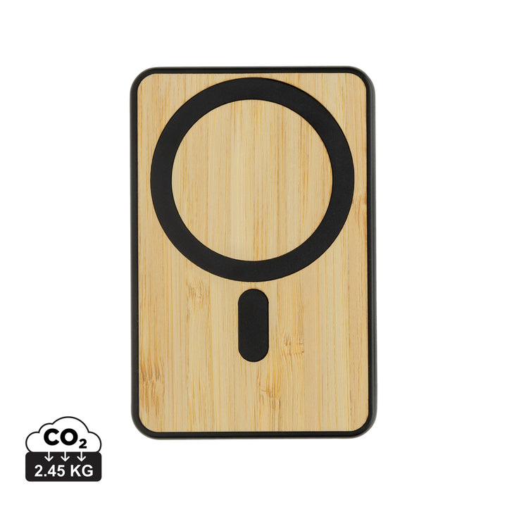 Zen RCS rplastic 5.000 mah 5W magnetisk bambus powerbank